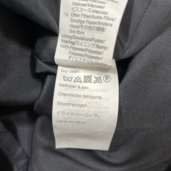 J. Crew Navy Blue Tweed Short Sleeve Fringe Cotton Lined Top Shirt Small EUC - Picture 14 of 14